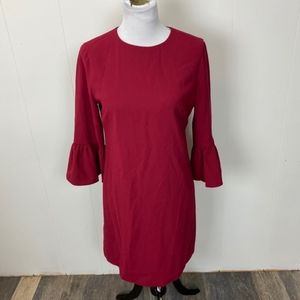 Alice + Olivia Coley Ruffle Sleeve A-line Dress